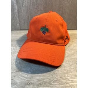 Mount Vintage Under Armour Hat Cap Strap Back Adjustable One Size Orange